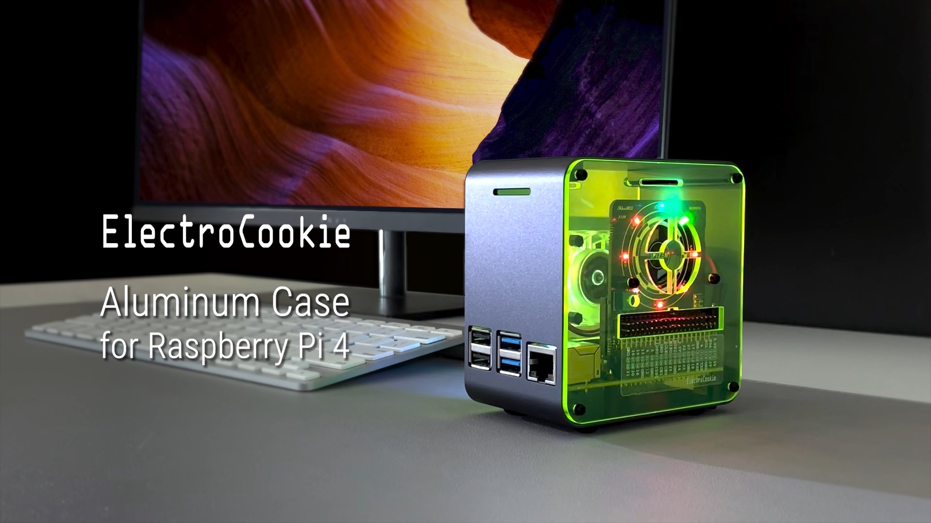 Amazon.com: ElectroCookie Raspberry Pi 4 Case, Aluminum Mini Tower