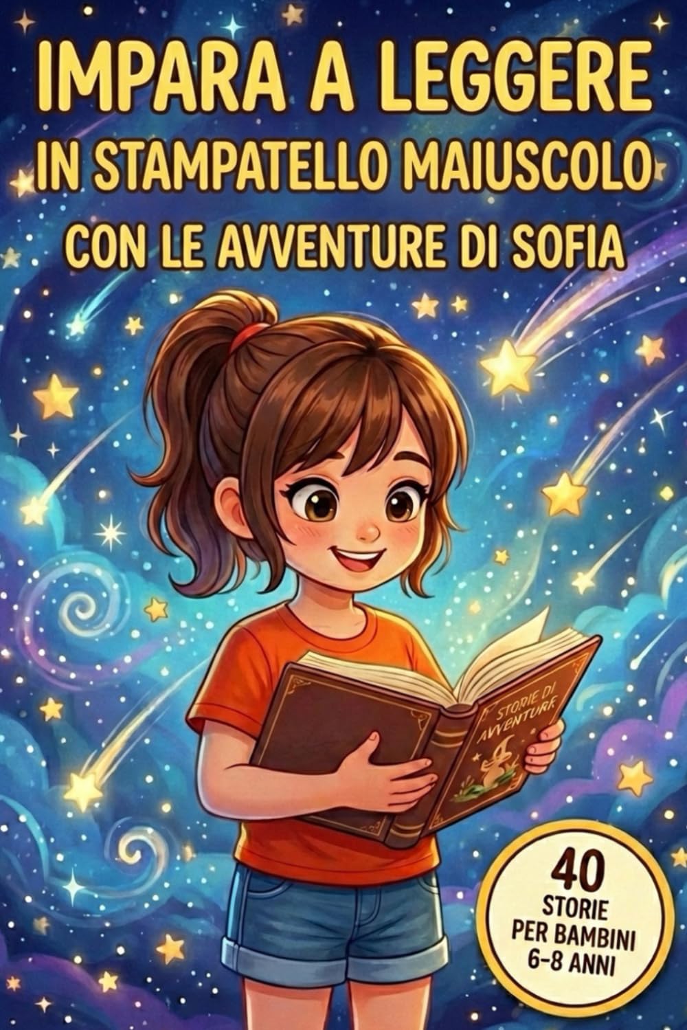 impara a leggere in stampatello maiuscolo con le avventure di Sofia