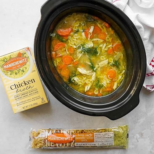 Miniatura 2 de Manischewitz Caldo de pollo de 17 onzas (paquete de 3), sabroso, hervidor cocido y cocido a fuego lento