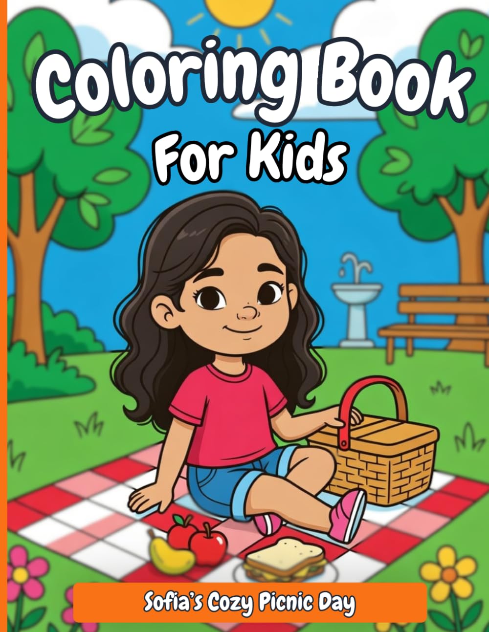Sofia’s Cozy Picnic Day: A Cozy Picnic Coloring Book for Kids with Park Scenes, Picnic Food, and Peaceful Outdoor Moments