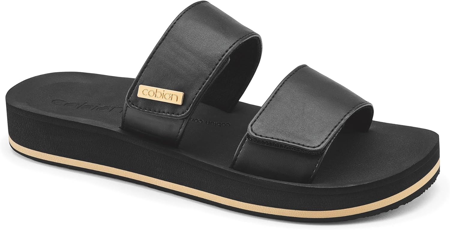 Cobian Dana Rise – Women’s Adjustable Flatform Sandals – Supportive Slip-On Sandals for Women With Arch Support