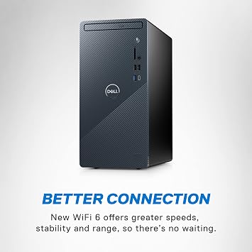 Dell Inspiron 3020 Desktop - Intel Core i7-13700, 1TB SSD + 1TB HDD, 16GB DDR4 RAM, DVD RW, Intel UHD 770 Graphics, Windows 11 Pro, 1 Year Premium Support + 6 Months Dell Migrate - Mist Blue