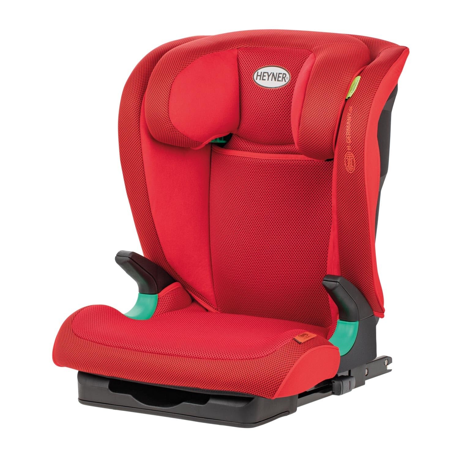 HEYNER® KIDS Fotelik dziecięcy Isofix-I-Size 15-36kg Fotelik samochodowy 95-150 cm, 4-12 lat Grupa II/III Fotelik samochodowy Pokrowiec dla dzieci uniwersalny