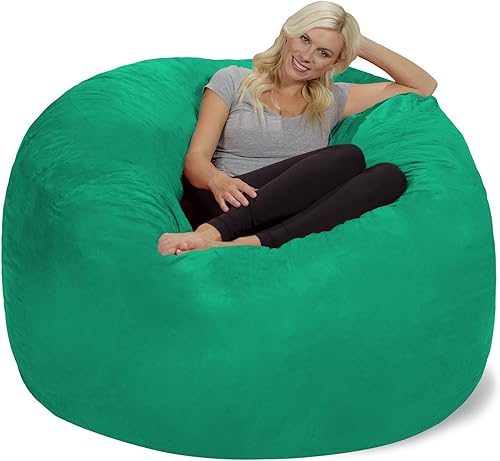 Miniatura 19 de Chill Sack - Funda para puf Microgamuza - Carbón - Solo funda,Microsuede - Chocolate - Solo funda,Microsuede - Azul marino - Solo funda,Guijarro -