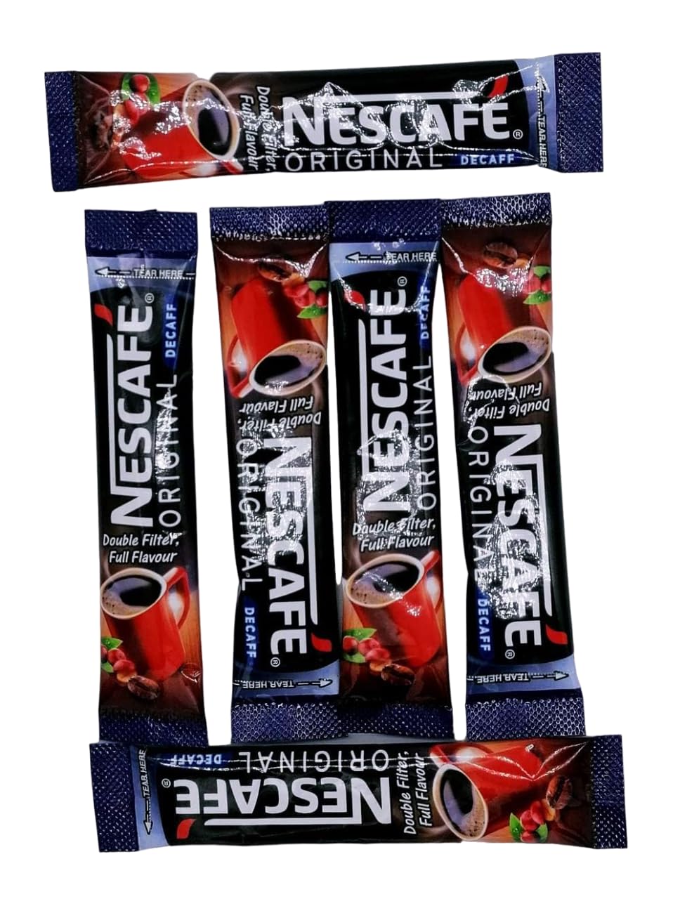 50 x 2g NESCAFE Original DECAFF Instant Coffee Sticks Decaffeinated Sachets Packs