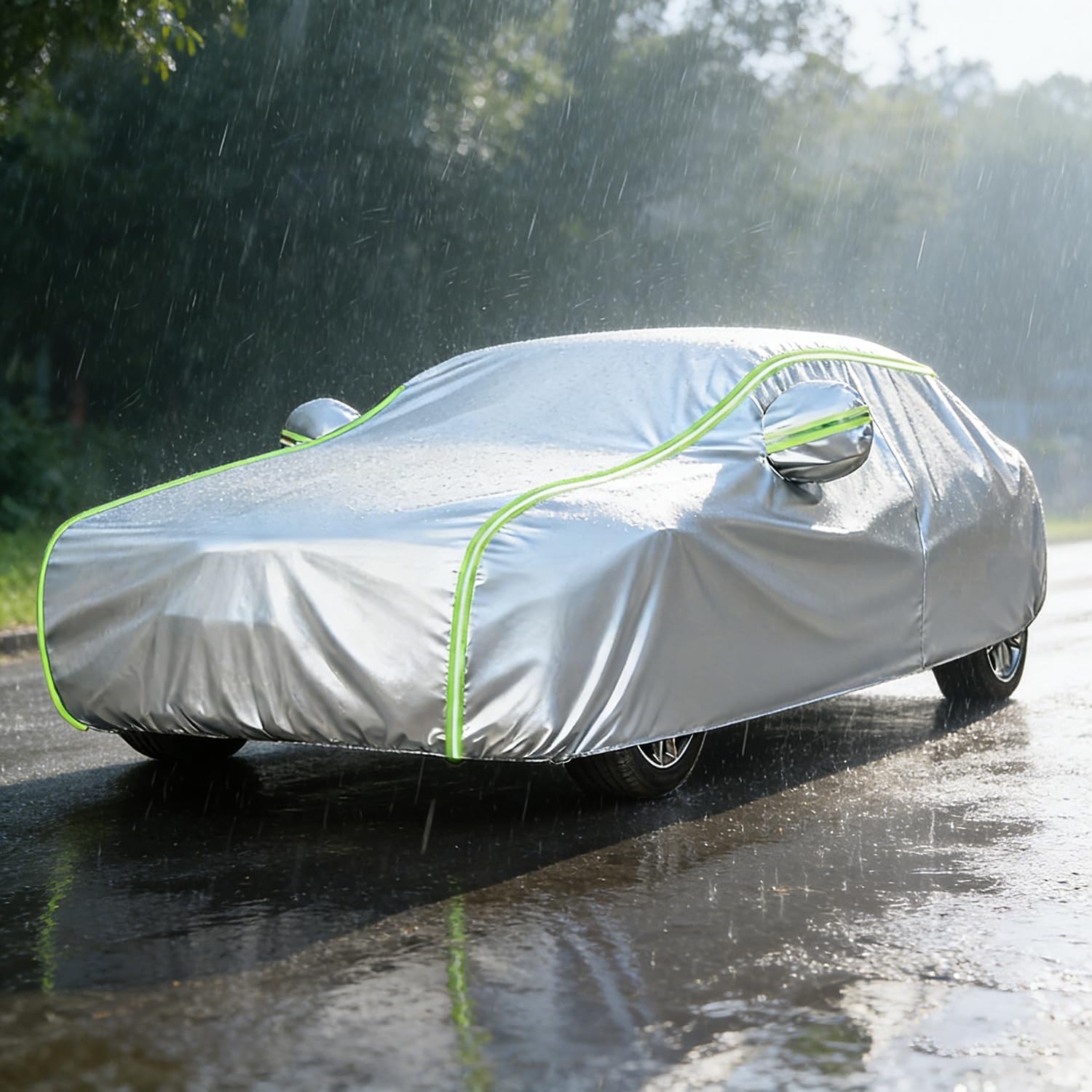 XUKLOVA Car Cover for Hyundai Tucson I, Tucson II, Tucson III, Tucson IV, All Weather Outdoor Full Vehicle Protection,Waterproof Rain Snow Protection