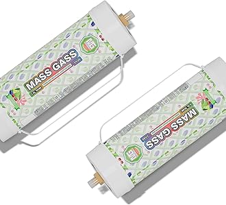 Whipped Cream Charger 2112g, 3.3L×2 Tanks Whip Cream Charger Cylinder with Nozzle Food Grade Bomb Pop Flavor for Whipped Cream Dispenser, 2-Pack