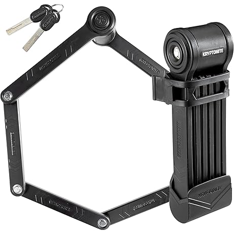 KEEPER Folding Bike Lock - Best Compact & Anti-Theft Bicycle Lock