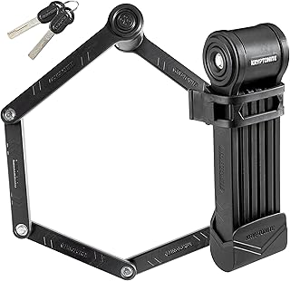 Kryptonite Keeper Folding Lock, Bike Lock - Black, black, 85 cm