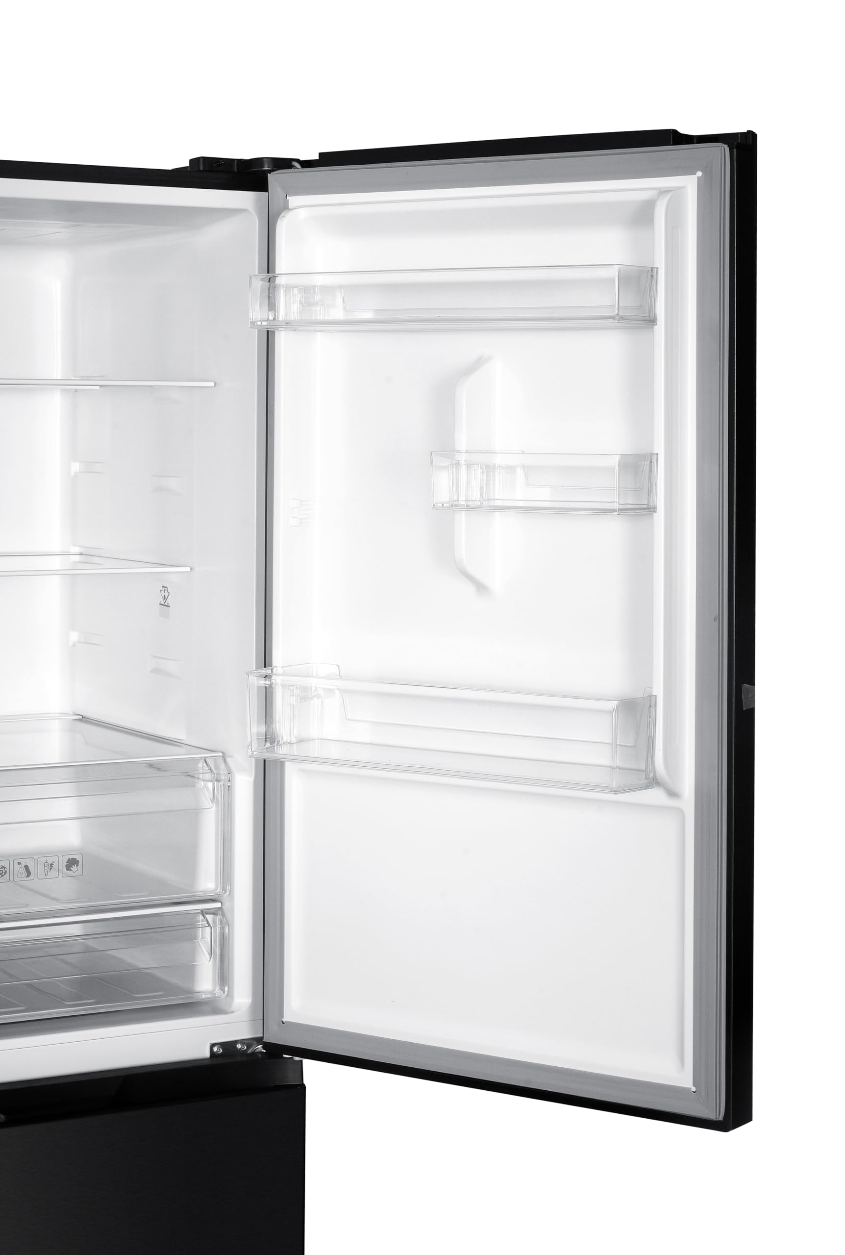 GEDTECH Réfrigérateur combiné congélateur bas 323L GCB323NFDX - No Frost - Dark inox