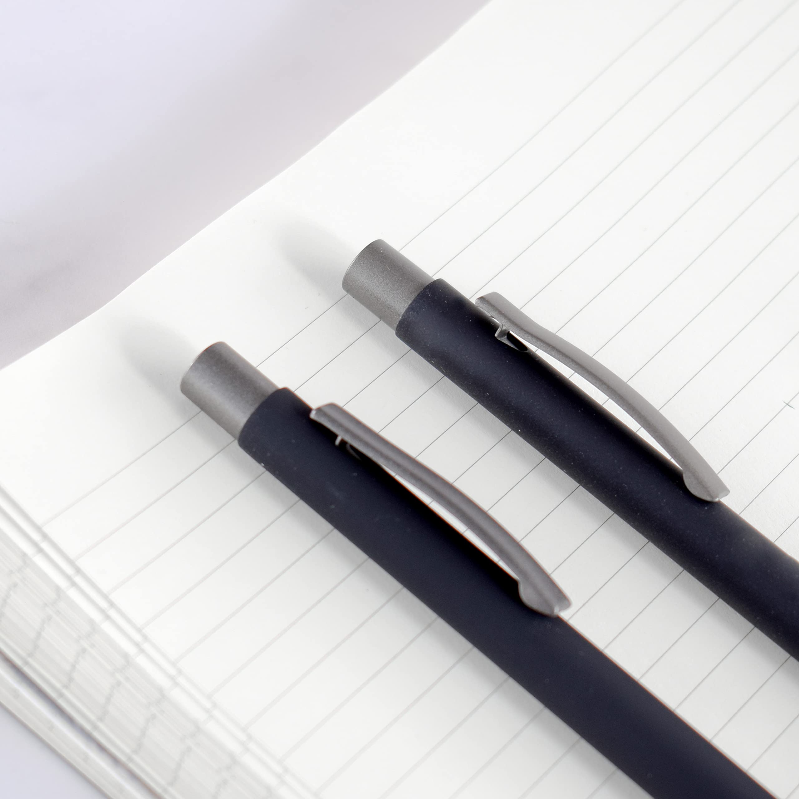 Set di penne morbide e matite meccaniche personalizzate: lo strumento di scrittura definitivo per comfort e precisione (set da 20, nero)