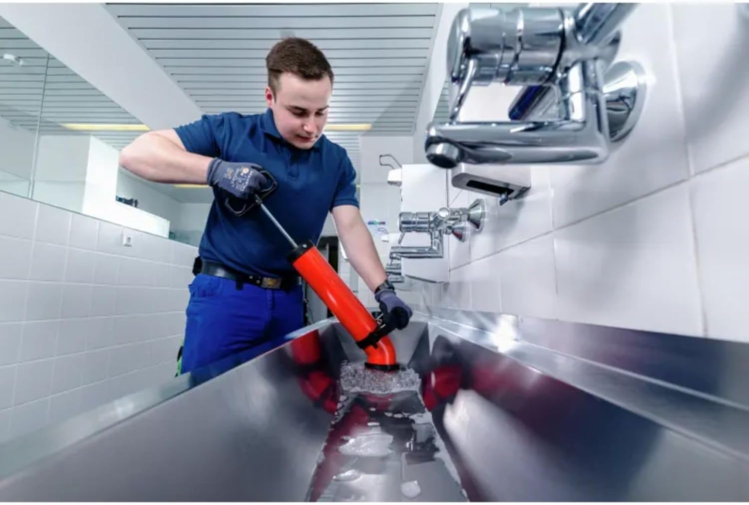 Rothenberger Ropump Super Plus Pipe Clearer - Pressure Pipe Clearing Device - 1000004741