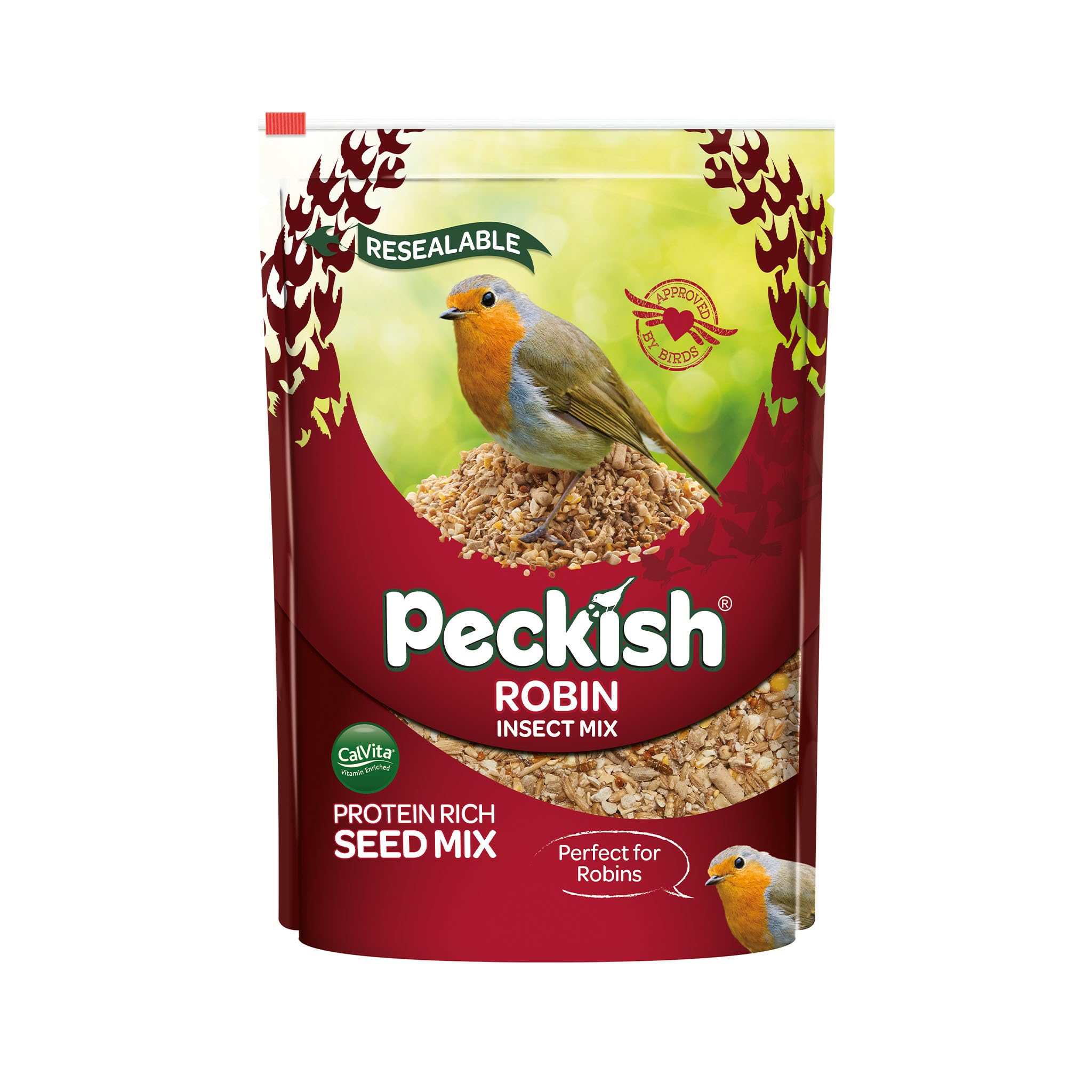 1kg Robin's Choice Insect Mix Bird Food - Perfect for Hanging Feeders, Ground Feeders, and Bird Tables