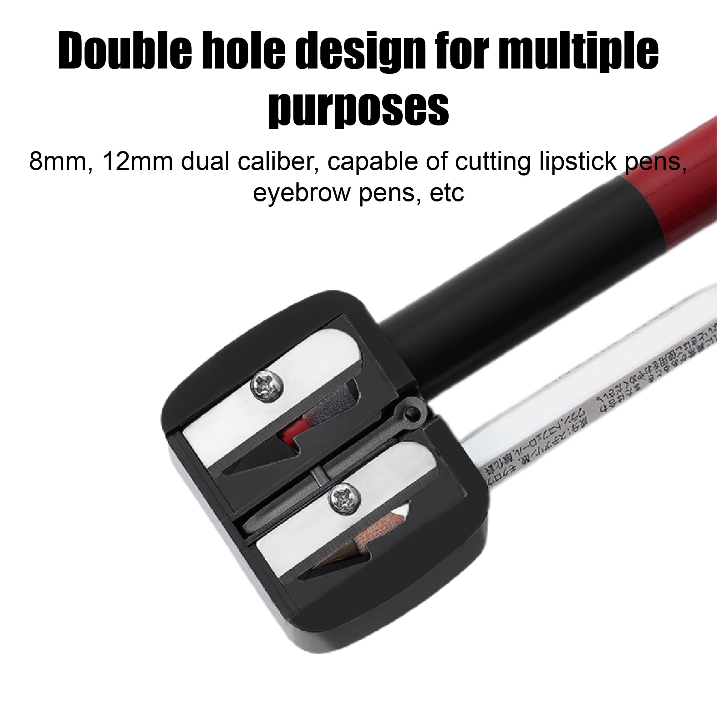 4pcs Taille-Crayon à Sourcils Lèvres Yeux Eyeliner Trous Maquillage