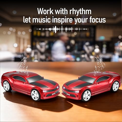 Miniatura 8 de WS-592 Supercar Design Bluetooth Replica Altavoz - Altavoz inalámbrico portátil modelo de coche con TWS estéreo, radio FM, luces LED de fiesta,