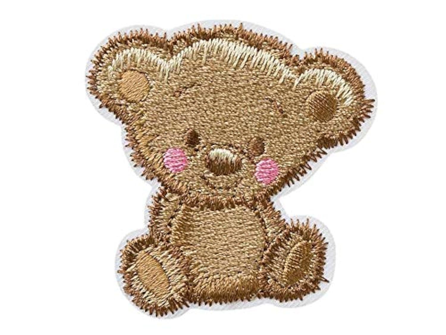 Mono Quick 06021 Orso blu, SET di 2 toppe termoadesive, circa. 2,5 x 2,5 cm, Orsetto - Italia