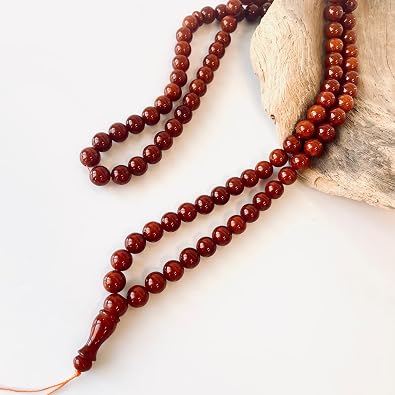 A Amberstone Natural Old German Amber Islamic Prayer Beads The Beauty of Tradition and Vintage Quality