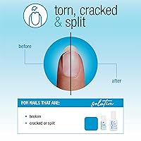 Vista 2 de Nail Tek Reparación de uñas para uñas dañadas Kit de polvo de relleno y resina para uñas agrietadas o partidas, fortalecedor y recuperación