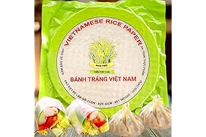 35 PCS Premium Rice Papers for Samosa, Dumpling, Wonton, Spring Rolls, Egg...
