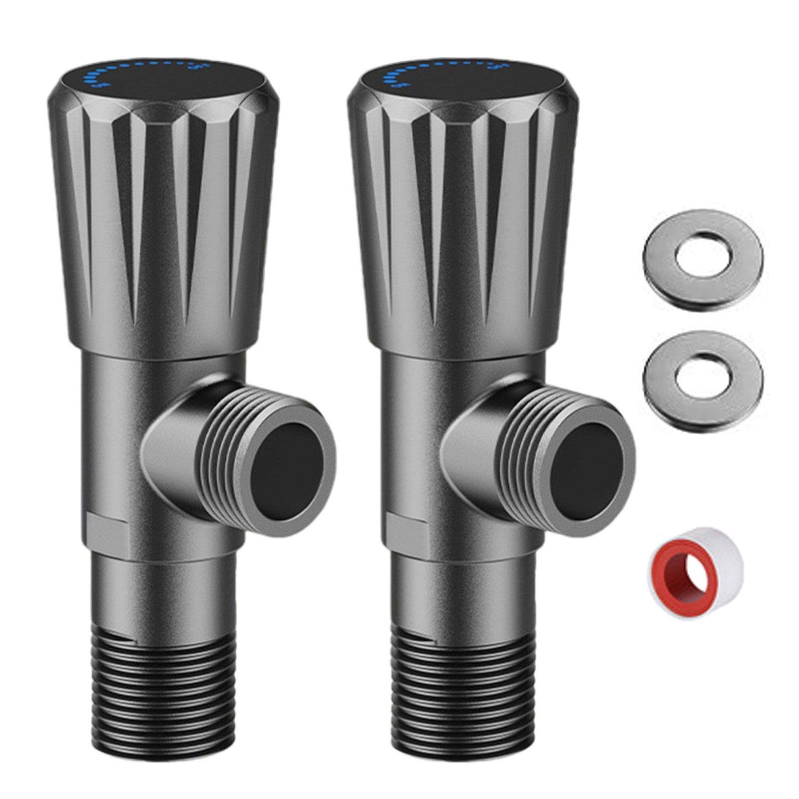 Strong Anti Leak Angles Valves Triangle High Pressure Resistant Angles for Bathroom Plumbing Fixtures Strong Leak Proof Stop