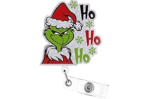 Christmas Nurse Badge Reel: A Retractable Badge Holder for Healthcare Professionals