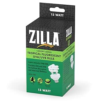 Amazon.com : Zilla Canopy Series Fluorescent UVB/UVA Bulbs