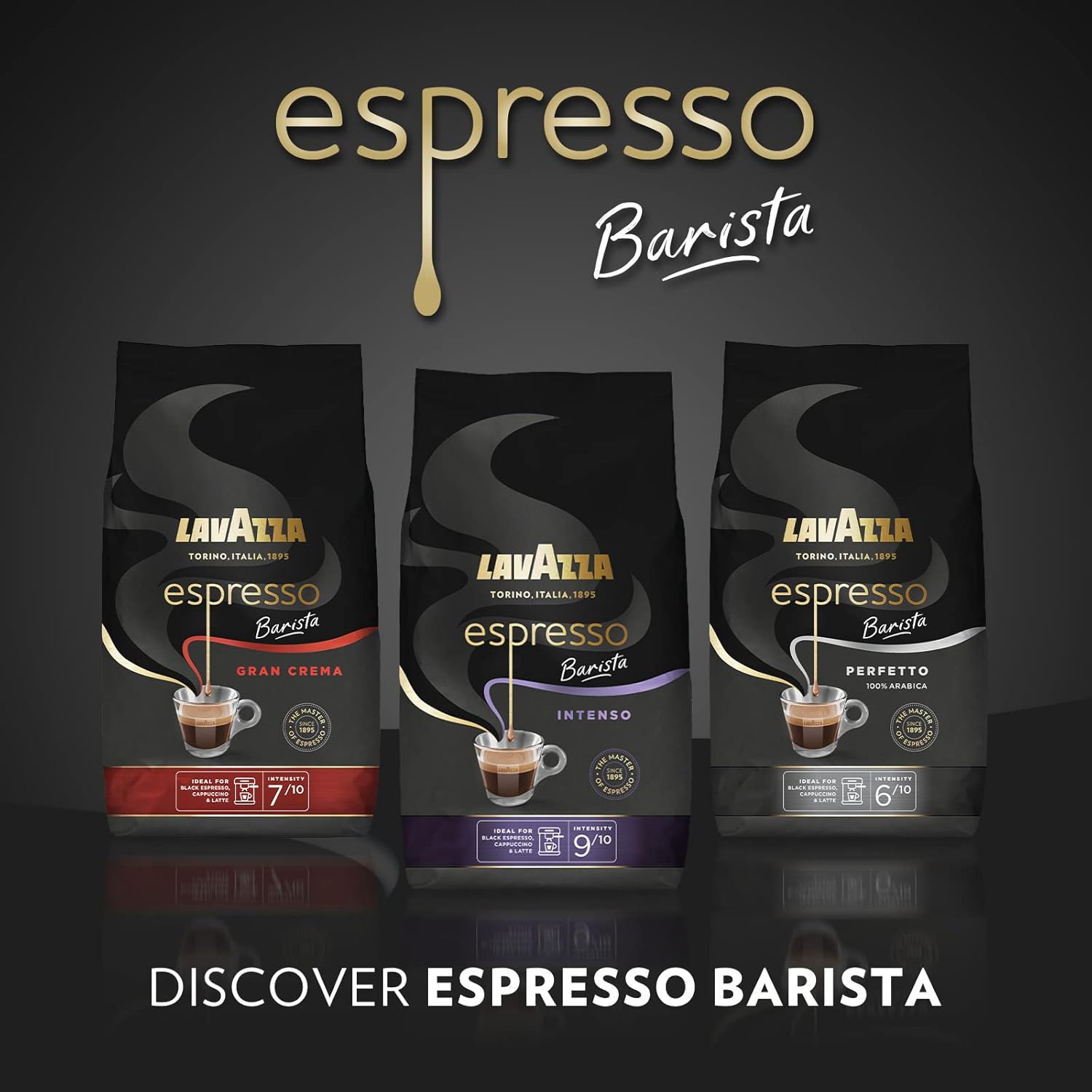 Lavazza Espresso Intenso Barista Coffee Beans, 1kg Bahrain Ubuy