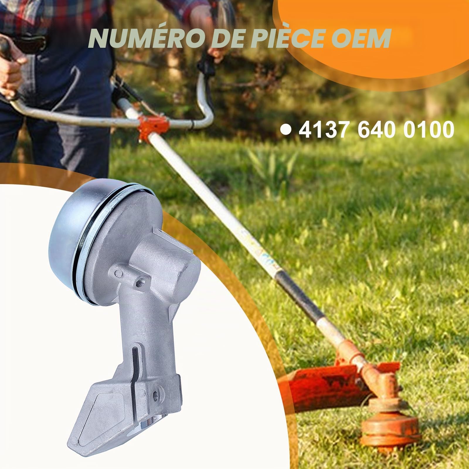 Boîte Tête d'Engrenage Débroussailleuse Vitesse Tondeuse pour STIHL FS120 FS130 FS200 FS250 FS90 FS100 FR130 FR220 FR350 FR450 FR480 FT100 Remplacer 4137 640 0100 4130 641 0300