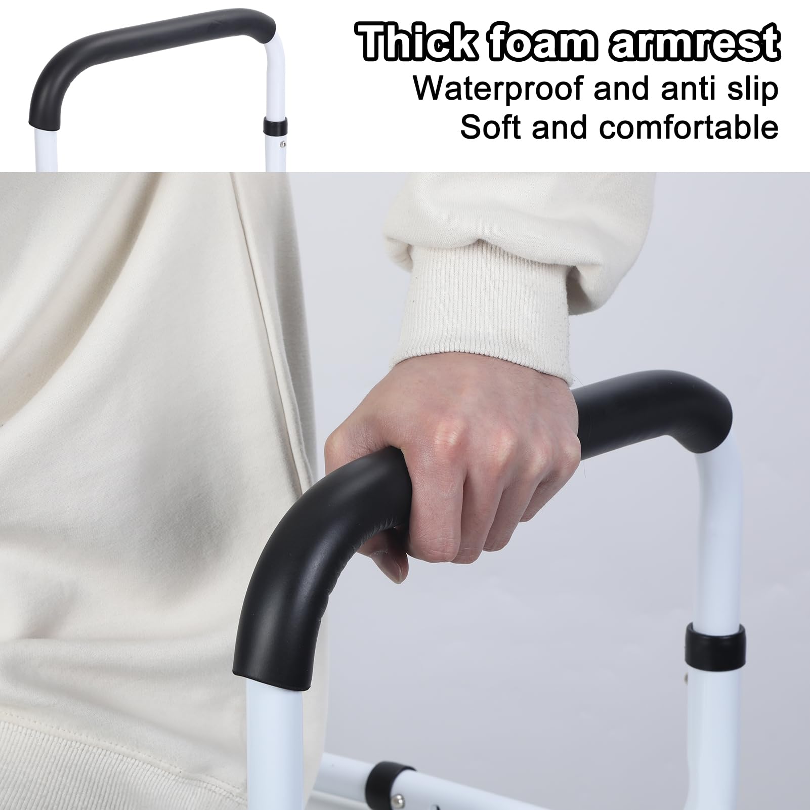 Reposabrazos de sofá para ancianos, soporte para personas mayores, riel de ayuda de pie para sofá, silla, ayuda de soporte para pacientes, ancianos, personas mayores con discapacidad