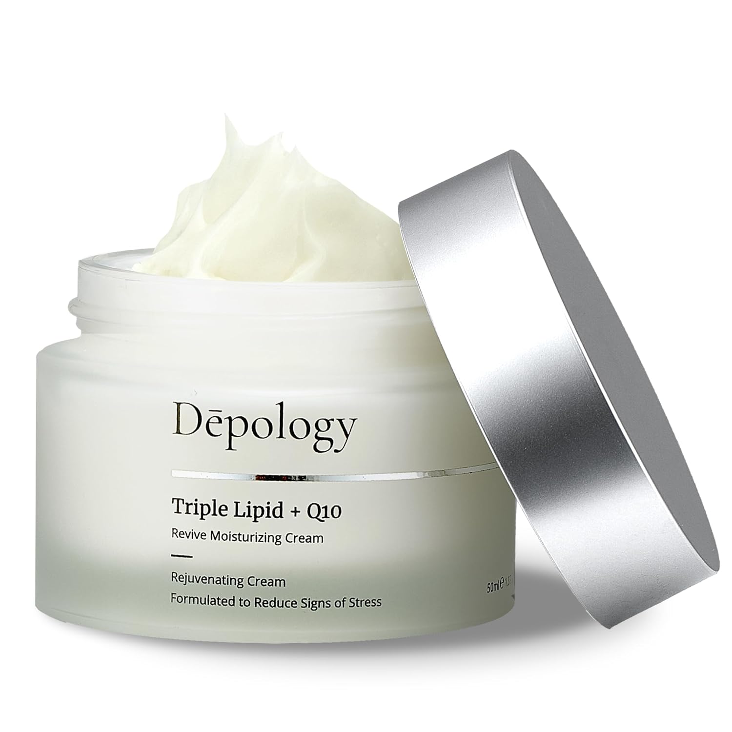 depology Triple Lipid+Q10 Facial Moisturizer | Daily Face Cream with Ceramides and Niacinamide for All Skin Types | Hydrating Face Moisturizer Targets Signs of Skin Stress | 1.69 fl oz - Image 7
