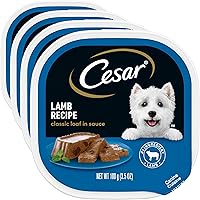 Vista 10 de Cesar Classic Loaf in Sauce - Alimento húmedo para perros adultos, sabor a carne, comida húmeda para perros, bandeja fácil de despegar de 3.5 onzas