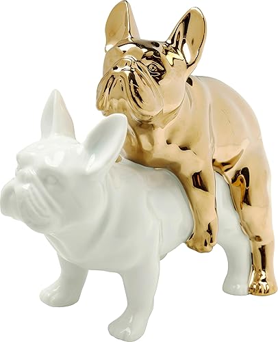 Miniatura 4 de Kare Deko Deco Figura Love Dogs, dorado, 7.7 x 4.3 x 6.8 in