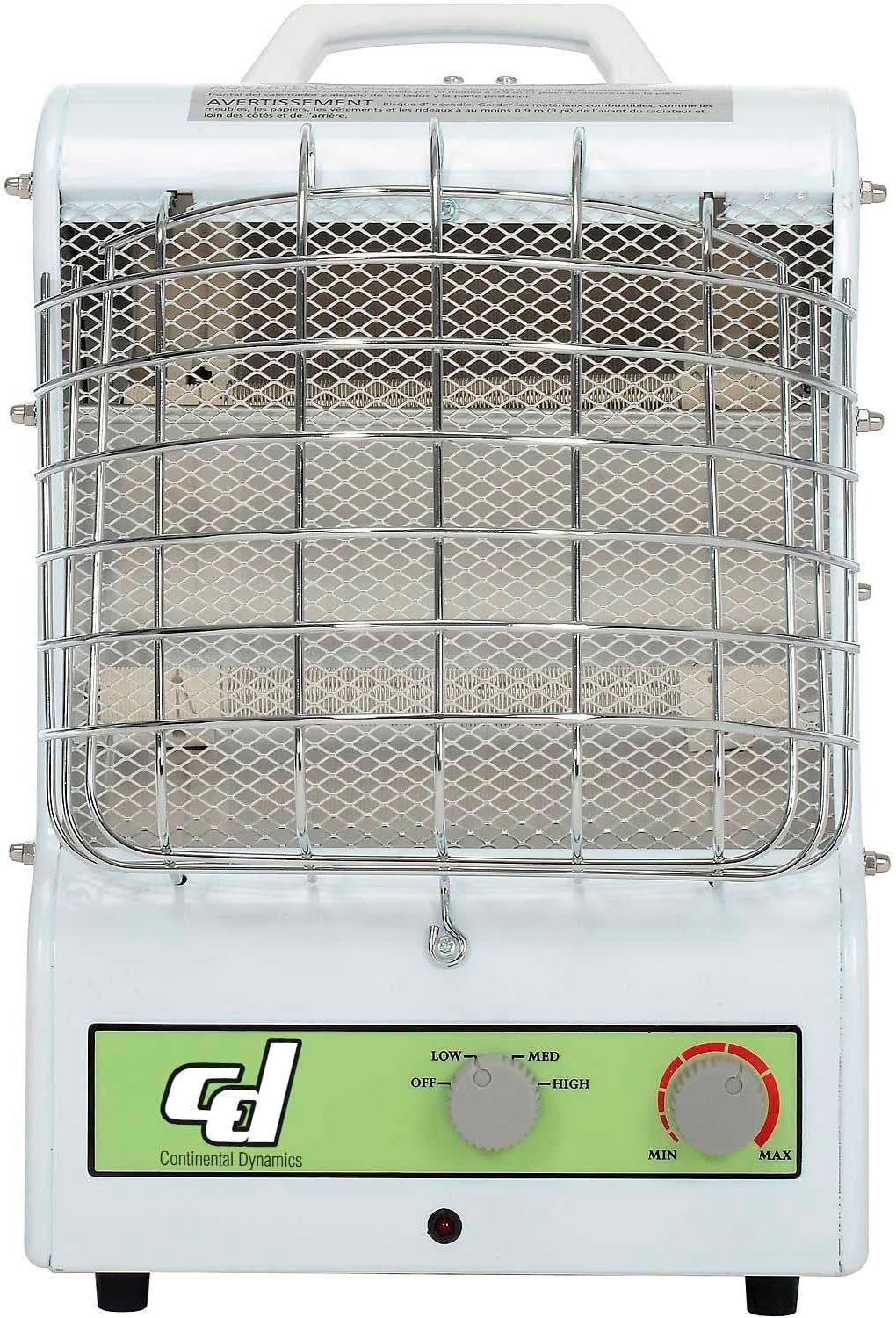 Global Industrial Portable Electric Heater Catchers Mask with Infrared & Convection Dual Heat