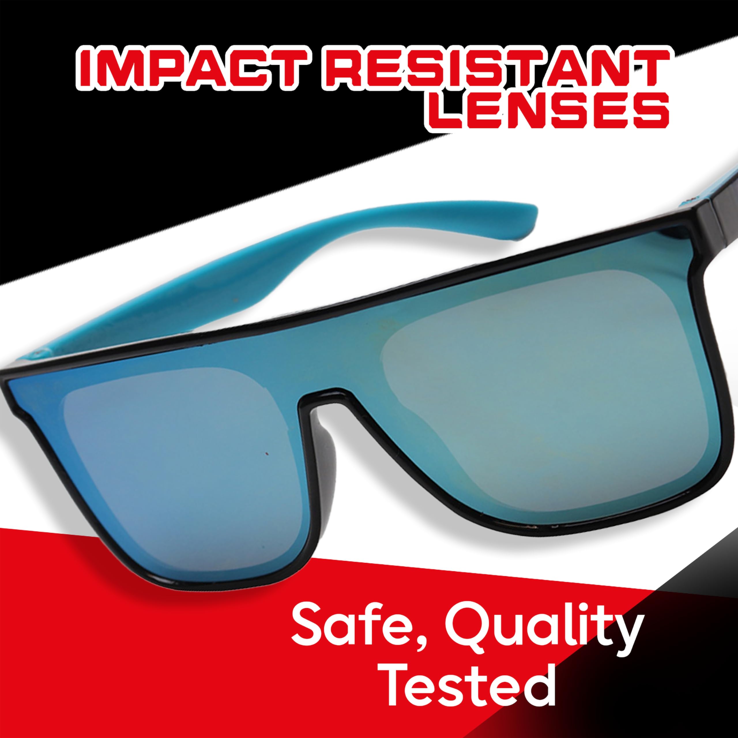 Sun-Staches Transformers Kids Sunglasses: Stylish, Comfortable, & Durable UV-Protective Transformers Accessories with Soft Carrying Case - Officially-Licensed Transformer Toys & Accessories