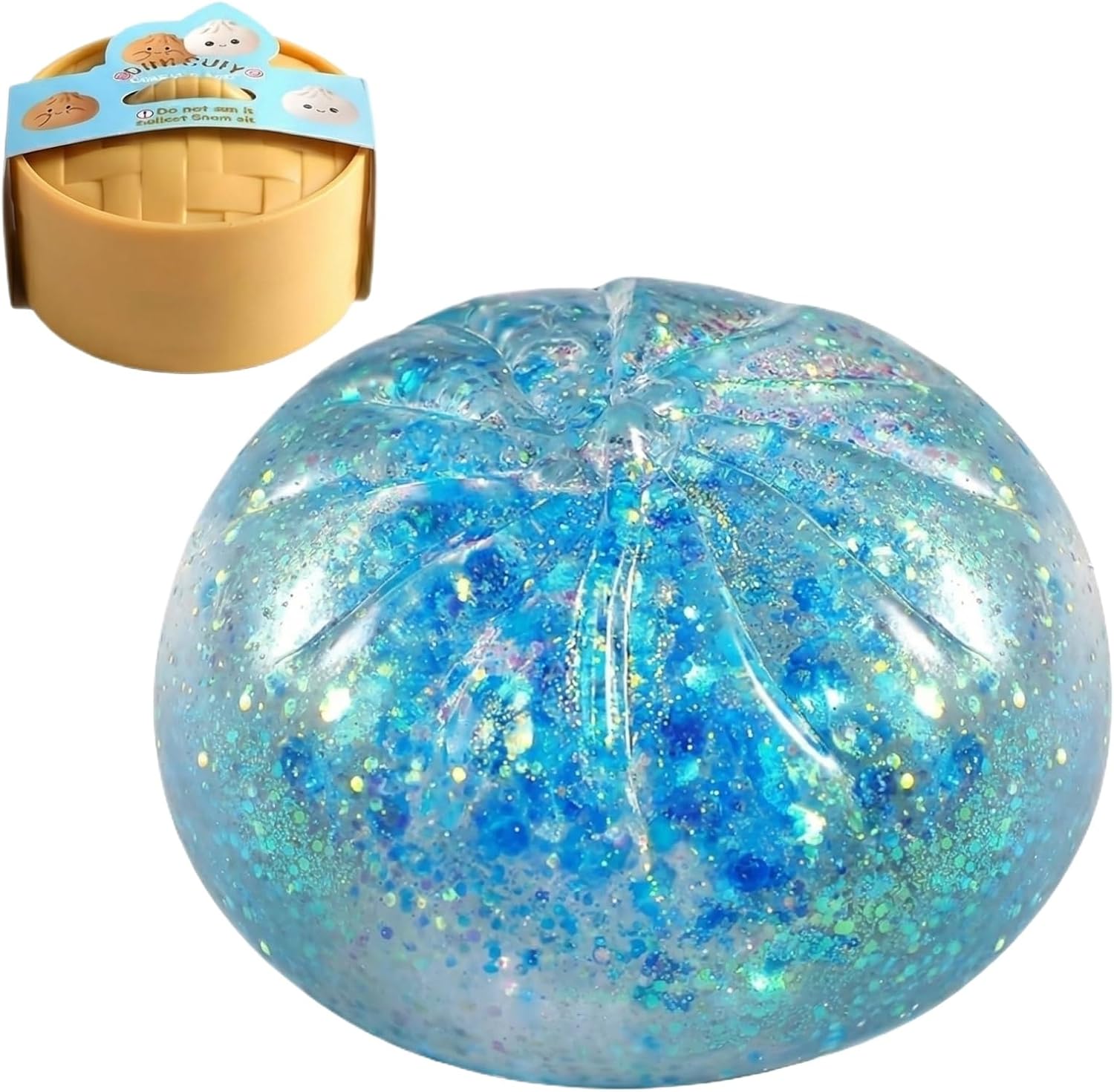 Squishy Stress Cube for Adults,2026 Squishy Slow Rising Fidget Cube Squeeze Sensory for Anxiety Stress Relief High Density Ice Squeeze Ball Cubes (01-Blue)