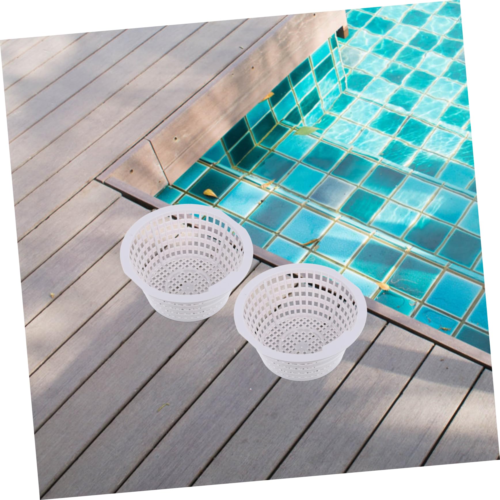 ibasenice 5 Series Cesta De Filtrado Piscina Enterrada Repuesto De Skimmer Herramienta De Filtrado Eliminar Desechos Y Suciedad SPA 2 Piezas X 5