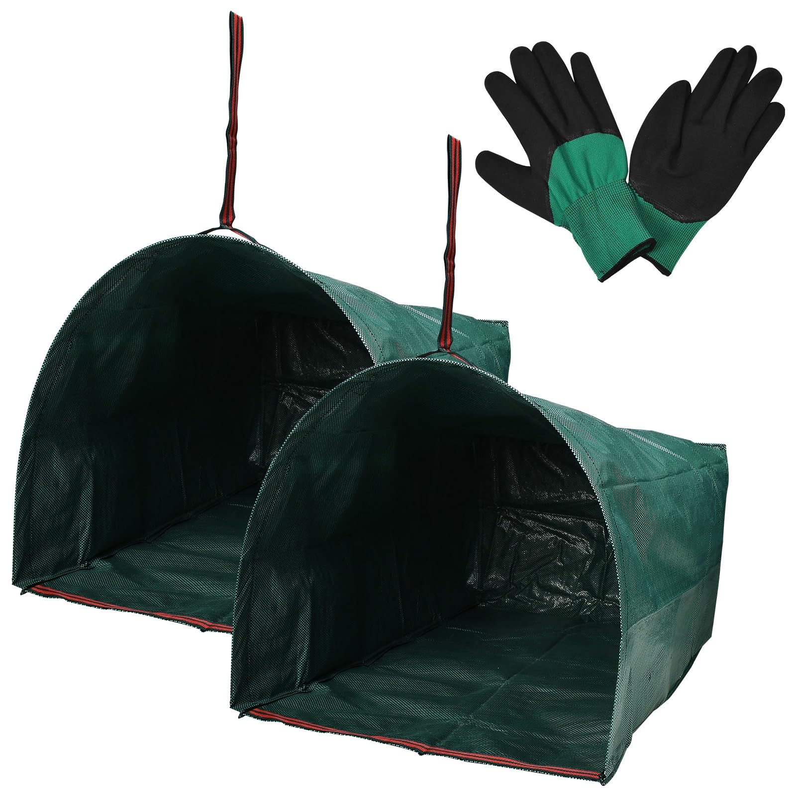 Sac à déchets de jardin 270L Blueshyhall grand format imperméable lot de 2