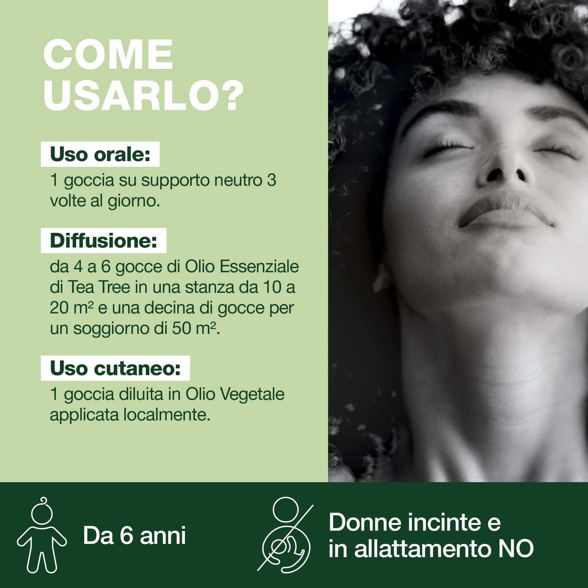 PRANARÔM Olio Essenziale Tea Tree BIO - 100% Puro e Naturale OECT - Antibatterico, Antivirale, Purificante - Difese Immunitarie e Cura della Pelle - 10ml