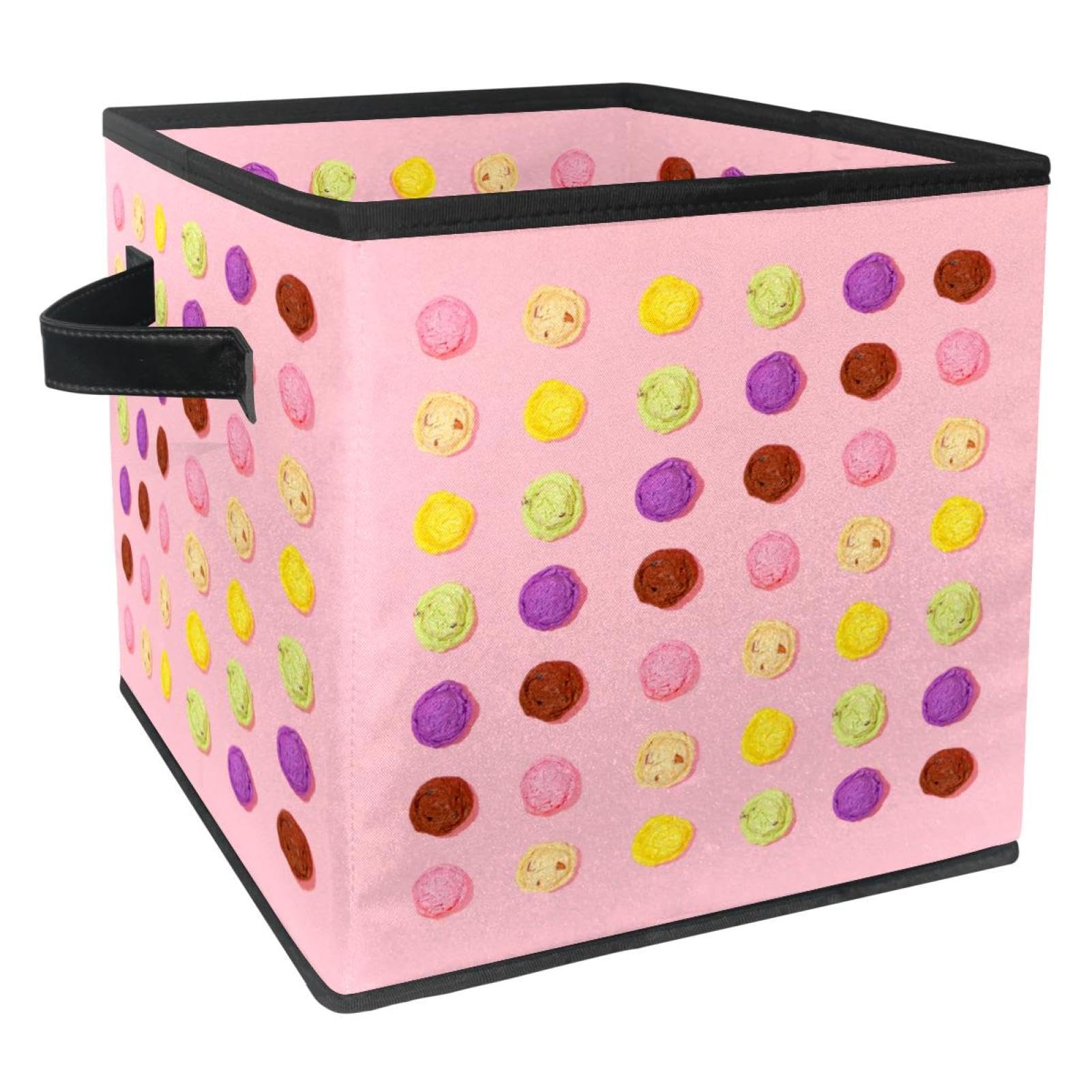 Cube organisateur bacs de rangement avec poignées pour vêtements et armoire de maison