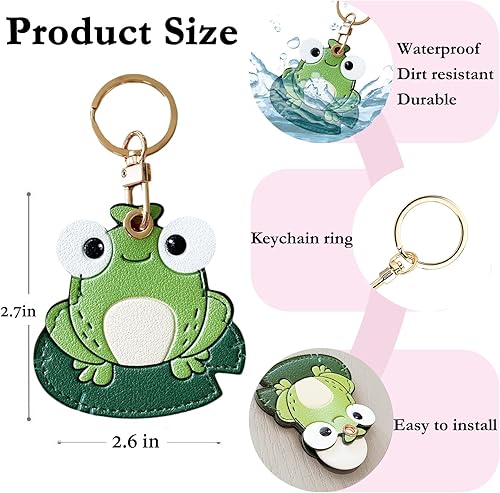 Miniatura 88 de Funda de cuero para llavero para Apple Airtag, funda protectora de AirTag con anillo para llavero, funda antiarañazos para llaves