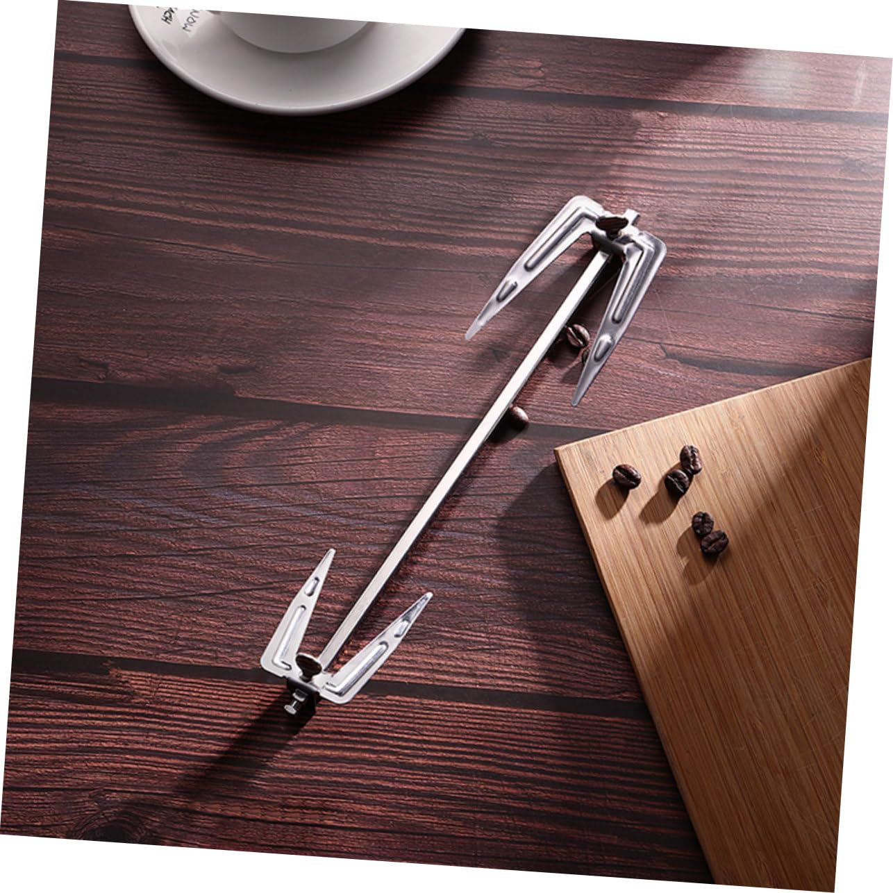 Forchette Rotanti 2 Pezzi per Pollo Arrosto in Acciaio Inox Accessorio per Forno e Griglia, Stabili e Facili da Riporre