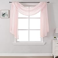 Vista 10 de DONREN - Pañuelo de ventana verde azulado para decoración exterior - Añade un efecto elegante y lujoso a los paneles de cortina