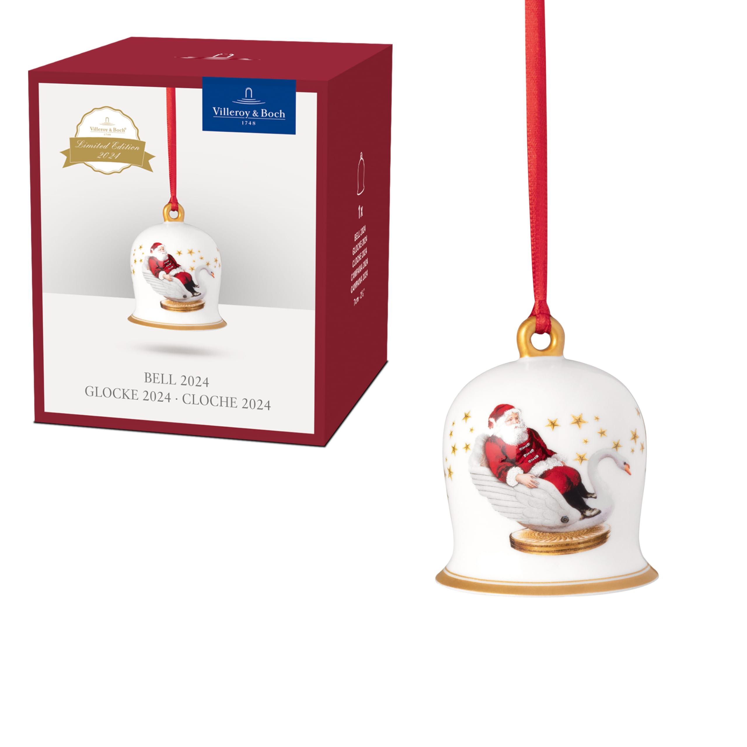 Villeroy & Boch, Annual Christmas Edition, ornament, bell, Christmas bell, tree decoration, annual edition 2024