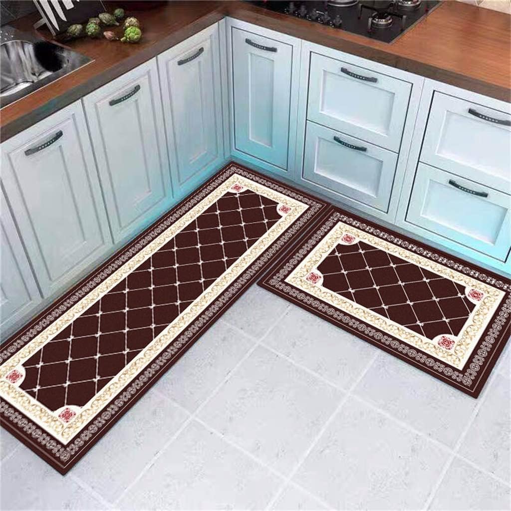 Kitchen Mat Rug Home Decor Entry Door Rug Bedroom Balcony Bathroom Corridor Mat(D,50x160cm)