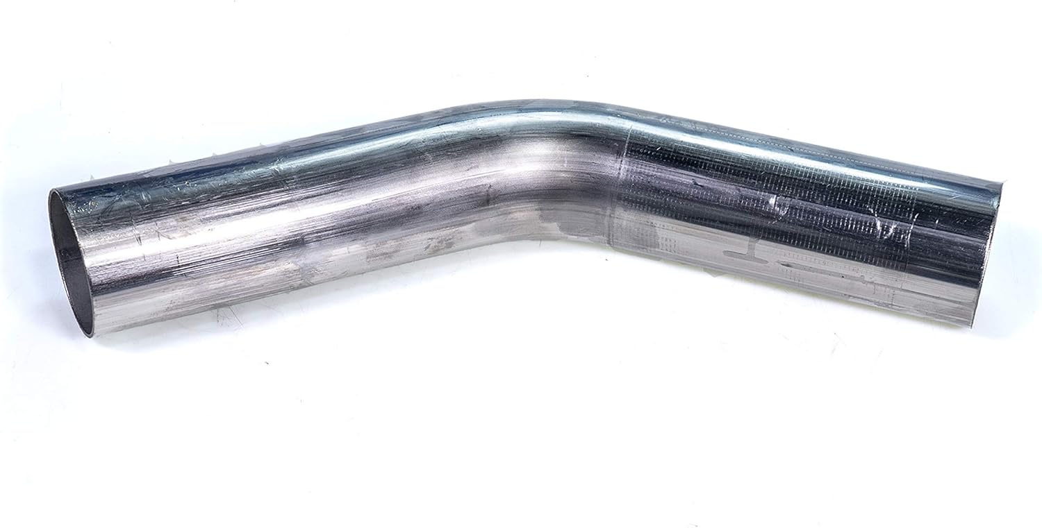 Squirrelly 2.5" Inch Stainless Steel Mandrel Bends Turbo 45 Degree Custom Exhaust Pipe Pack of 2