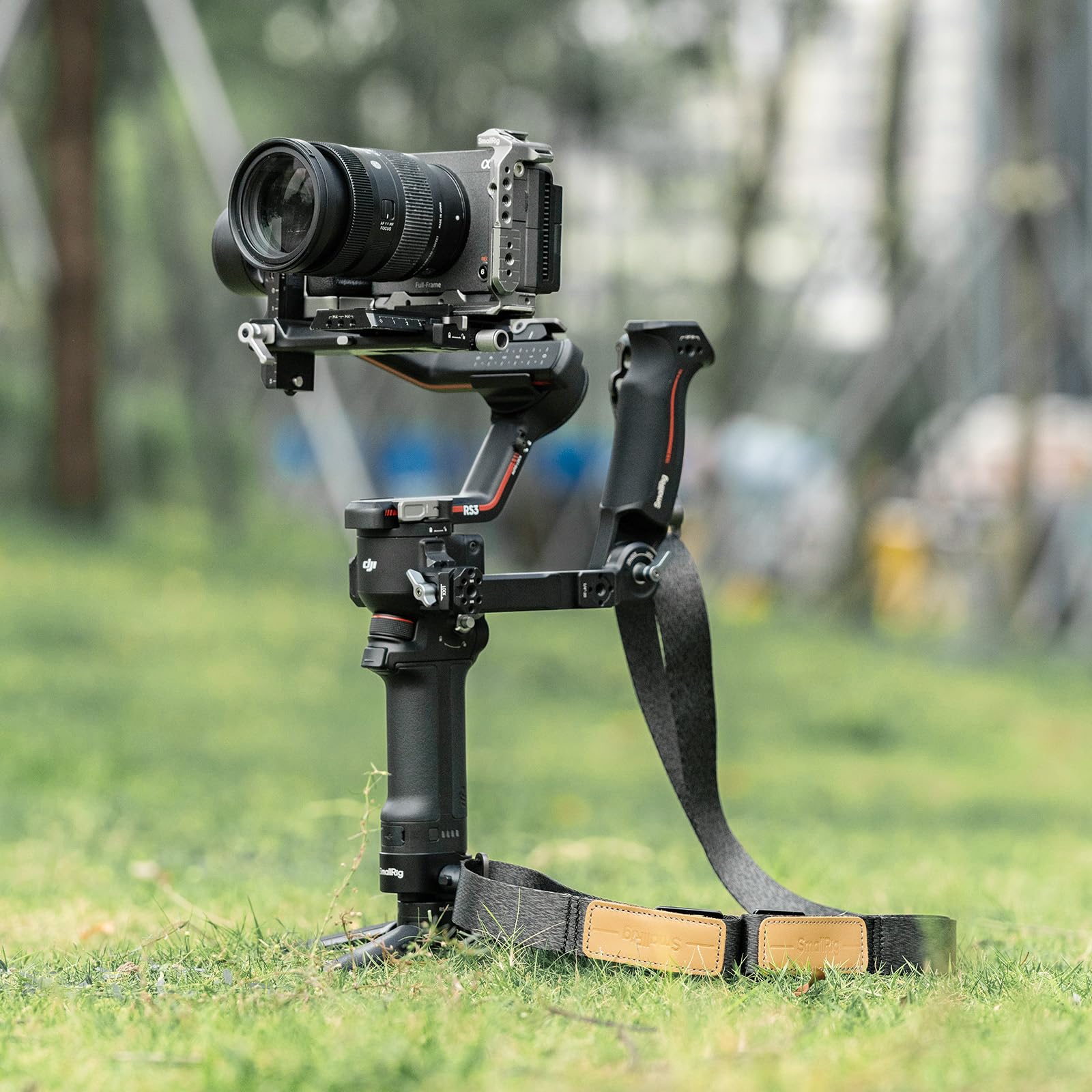SMALLRIG Tracolla per ridurre il peso, maniglia per DJI Gimbal, con fibbie QD migliorate per RS 4 / RS 4 Pro/RS 4 Mini/RS 3 / RS 3 Pro/RS 3 Mini/RS 2, nero - 5362