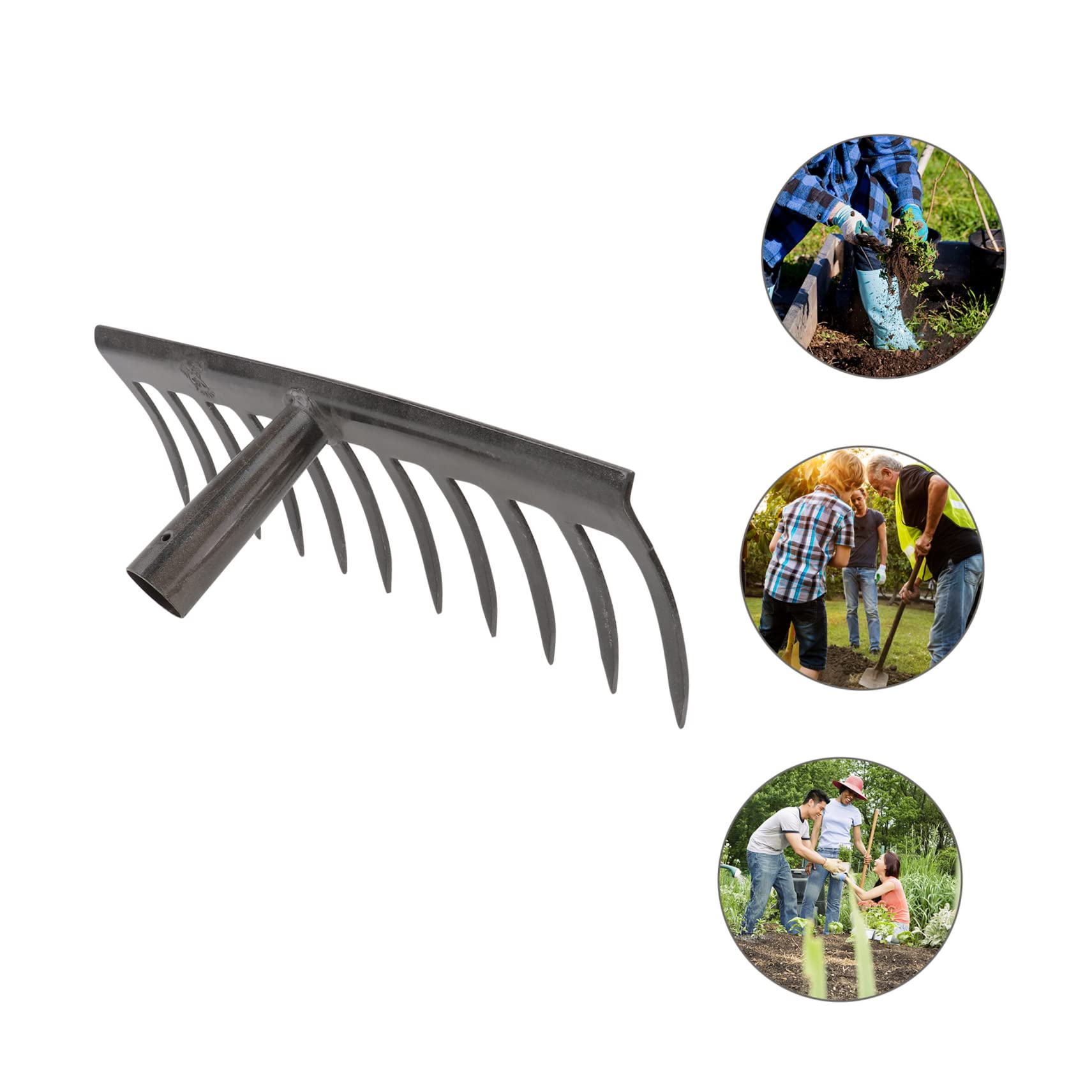Cabilock Herramientas Manuales 1 Pc Rastrillo De Nueve Cultivador Azada Herramienta De Mano Rastrillo De Azada De Jardín Soldado Césped De Rastrillos Anchos Clavos De Planchar Abraza La