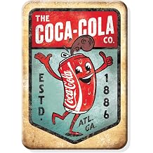 Desperate Enterprises Coca-Cola Dancing Can Retro Refrigerator Magnet - Coke Magnets for Fridge - Funny Fridge Magnets for Work, Home & School - Made in The USA