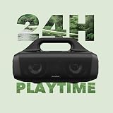 soundcore Anker Motion Boom Portable Bluetooth Speaker with Titanium Drivers, BassUp Technology, IPX7 Waterproof, 24H Playtime, App, Bluetooth 5.0, for Home, Party, Outdoors - 6