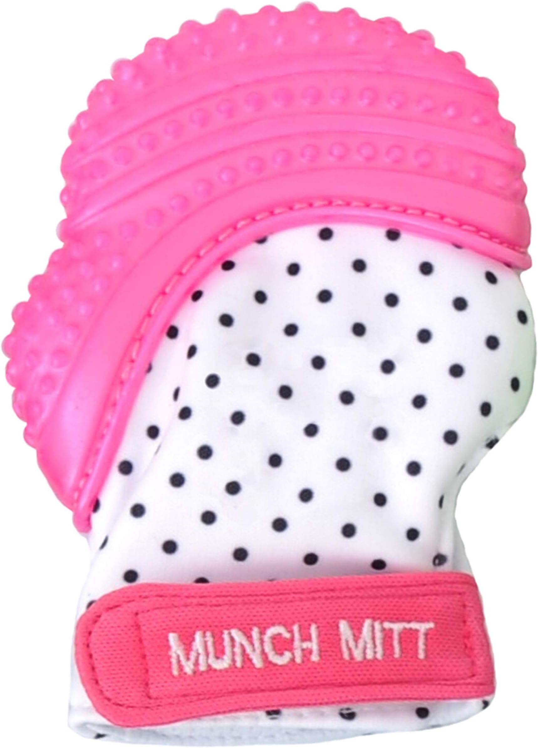 Munch Mitt Teethers - Polka Dots